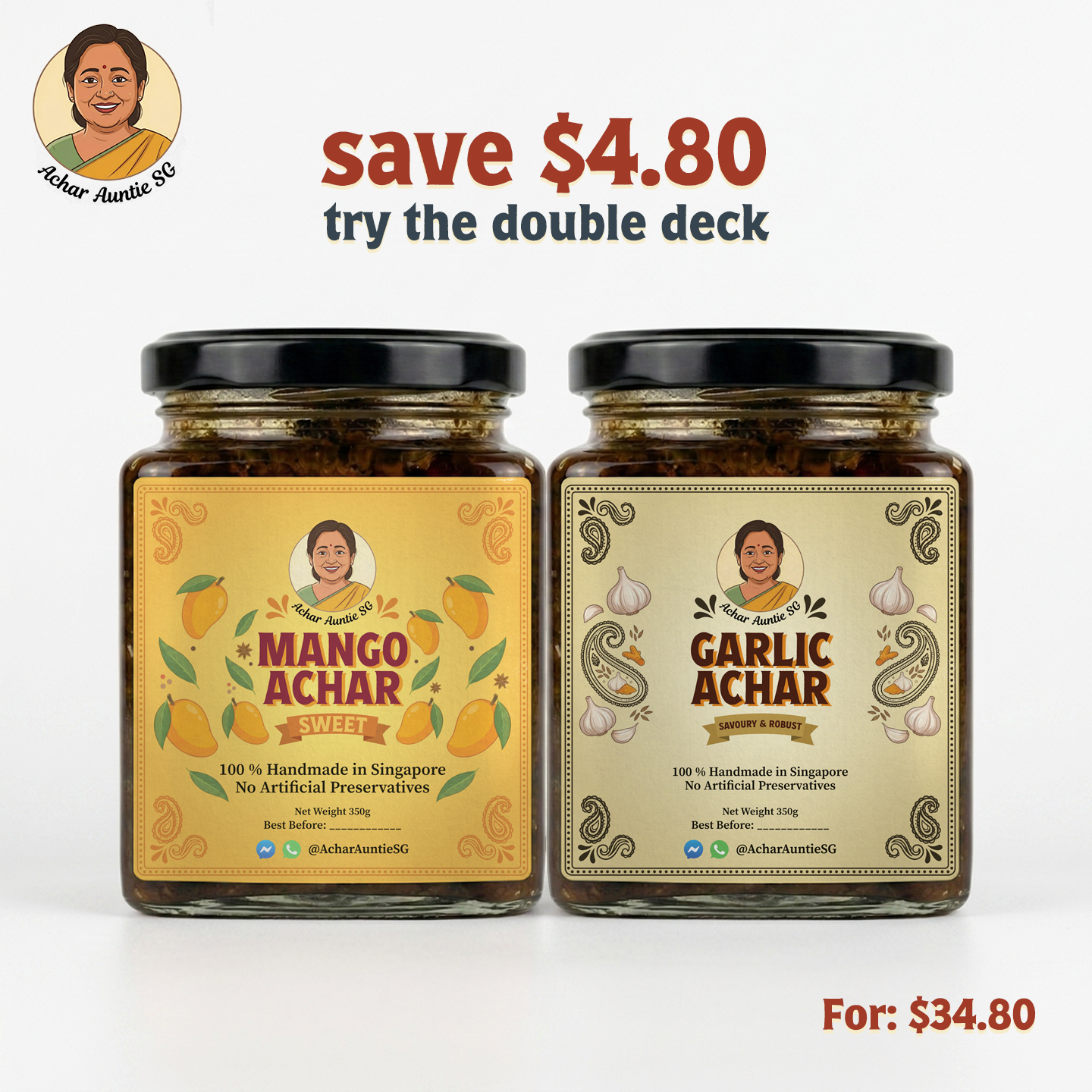 The Double Deck | Big Pantry Collection (350g x 2)