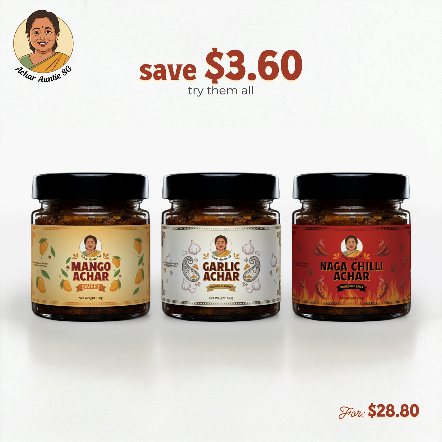 Tester Trio | Discovery Bundle (150g x 3)