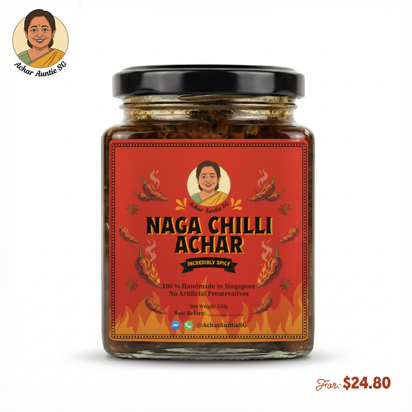 Naga Chilli Achar | The Fragrant Fire