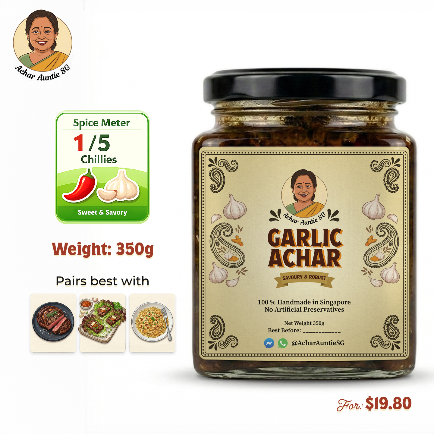 Garlic Achar | The Savory Cheat Code